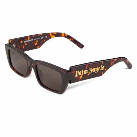 Palm Angels Brown Tortoiseshell Sunglasses